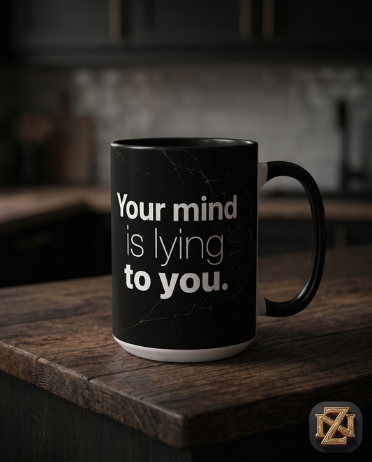 Motivational "Reality Check" Graphic Ceramic Mug